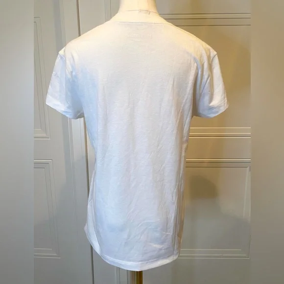 Zadig & Voltaire Navy and White Graphic Tee NWT Size Small - Picture 5 of 5